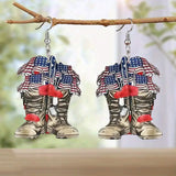 Soldier Boot Earrings