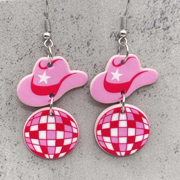 Disco Cowgirl Dangles