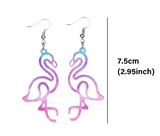 Pastel Flamingo Earrings