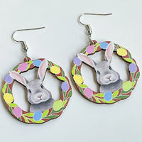 Bunny Wreath Earrings