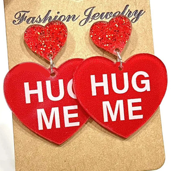 Hug Me Heart Earrings