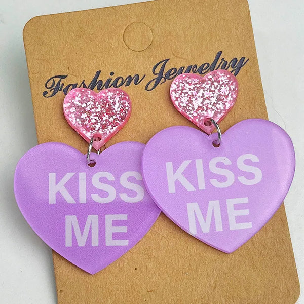 Kiss Me Heart Earrings