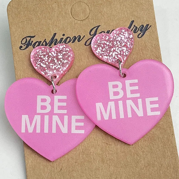 Be Mine Heart Earrings