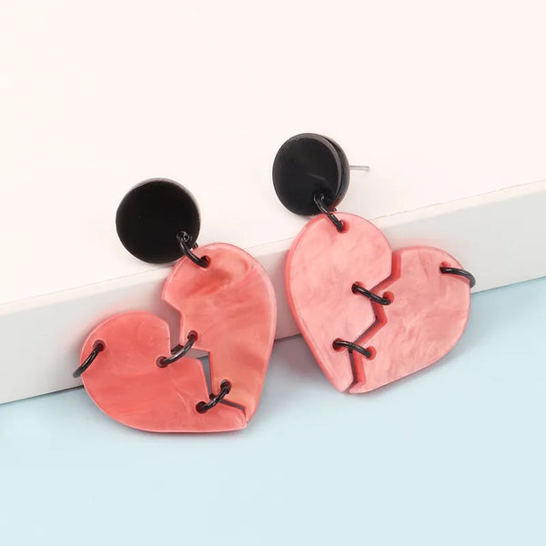 Broken Heart Earrings