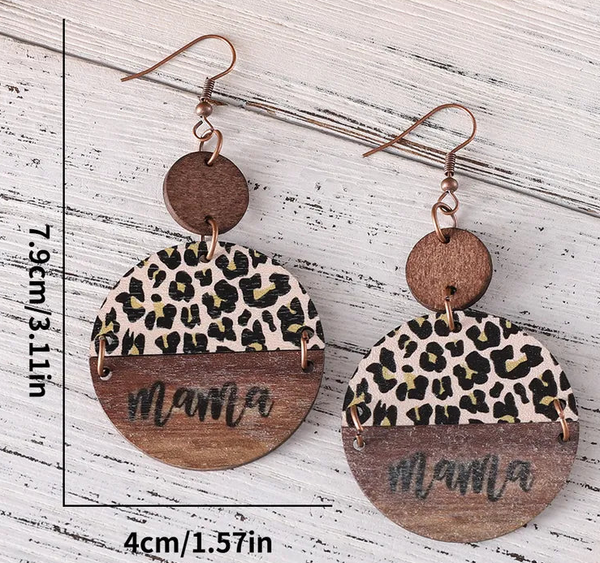 Leopard Mama Earrings