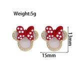 Minnie Post Back Earrings