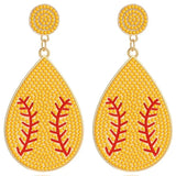 Studded Softball Earrings