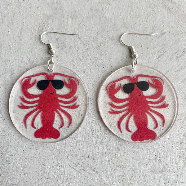Cool Crawfish Earrings