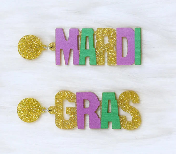 Mardi Gras Dangles