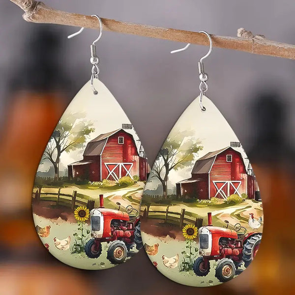 Barn Earrings