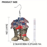 Soldier Boot Earrings