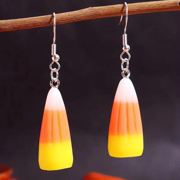 Candy Corn Earrings