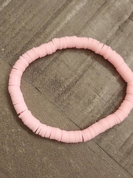 Light Pink Heishi Bracelet