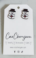 Snowman Stud Earrings