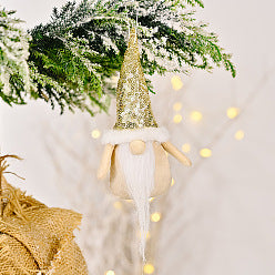 Gold Gnome Ornament