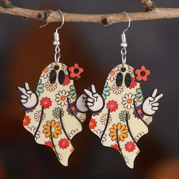 Hippie Ghost Earrings