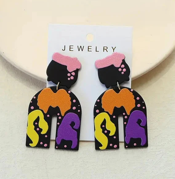 Hocus Pocus Hair Earrings
