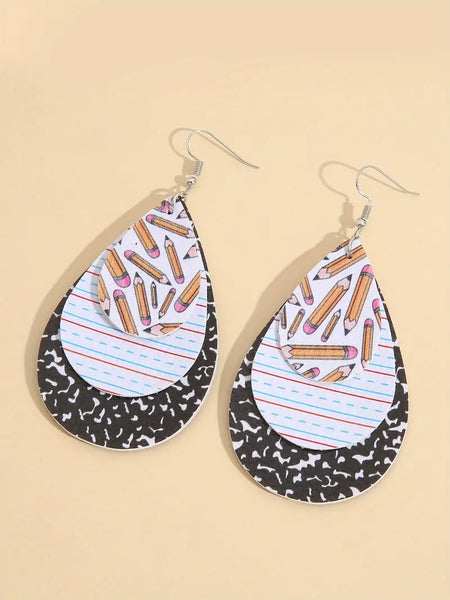 Composition Notebook Earrings