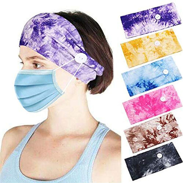 Black Tie Dye Headband