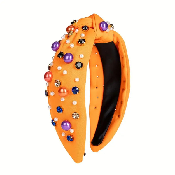 Orange Pearl Headband