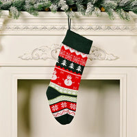 Vintage Snowman Stocking