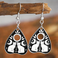 Cat Moon Earrings