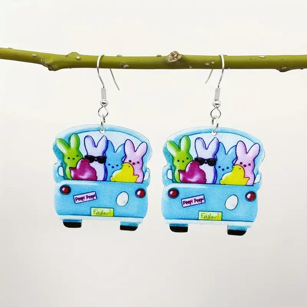 Peep Bus Earrings