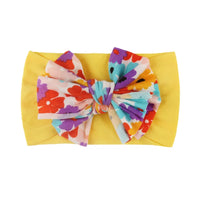Yellow Floral Baby Headband