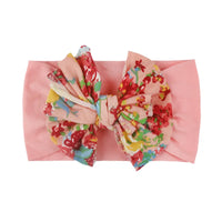 Pink Floral Baby Headband