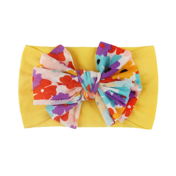 Yellow Floral Baby Headband
