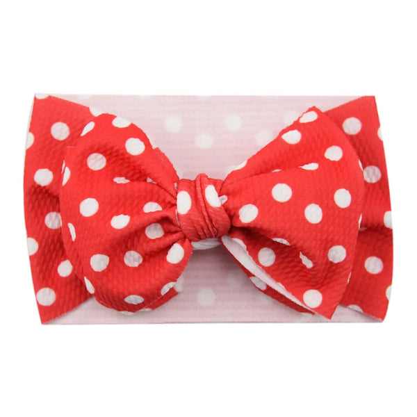 Red Polka Dot Baby Headband