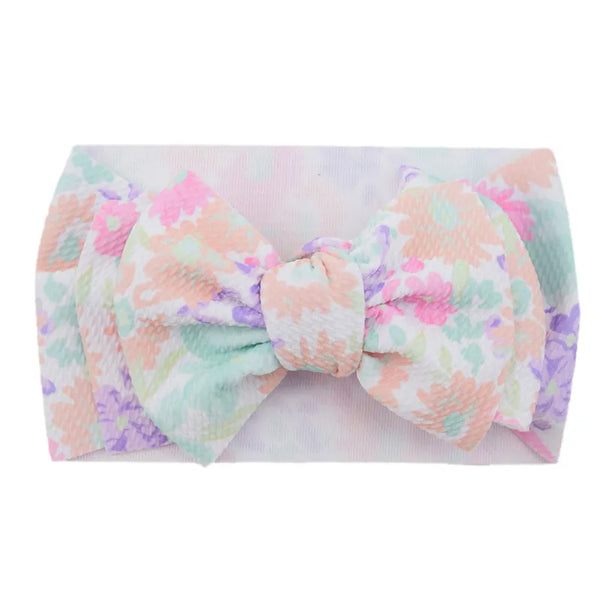 Pastel Floral Baby Headband