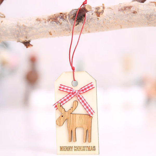Wooden Tag - Reindeer