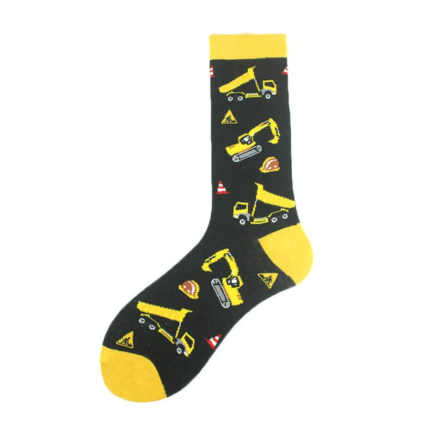 Construction Vehicle Socks