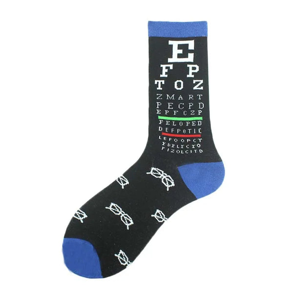 Eye Chart Socks