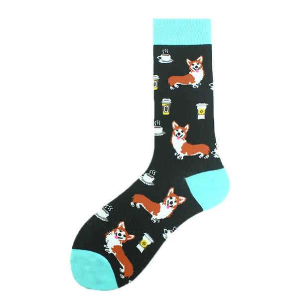 Coffee Corgi Socks
