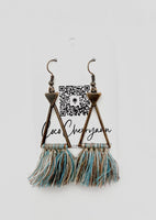 Triangle Tassel Earrings