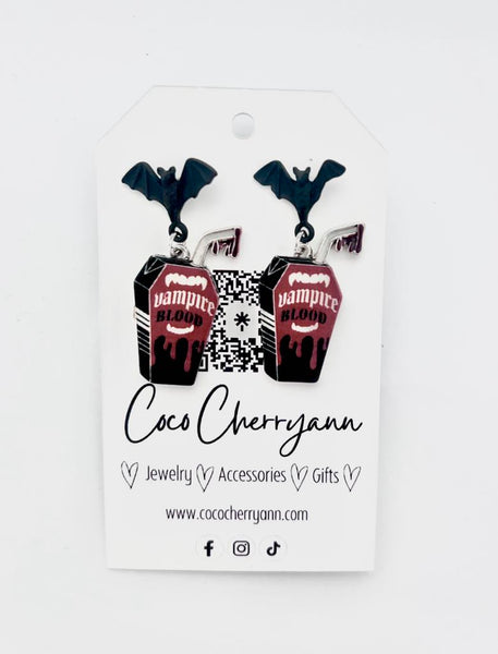 Vampire Blood Earrings