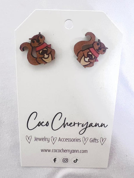 Squirrel Earrings