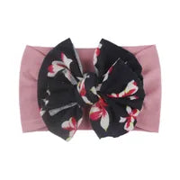 Mauve Floral Baby Headband