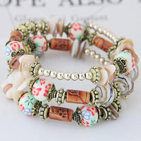 Boho Memory Wire Bracelet