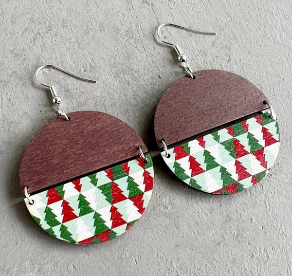 Wooden Tree Dangles