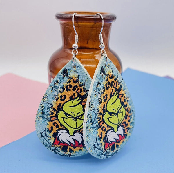 Mischievous Grinch Earrings