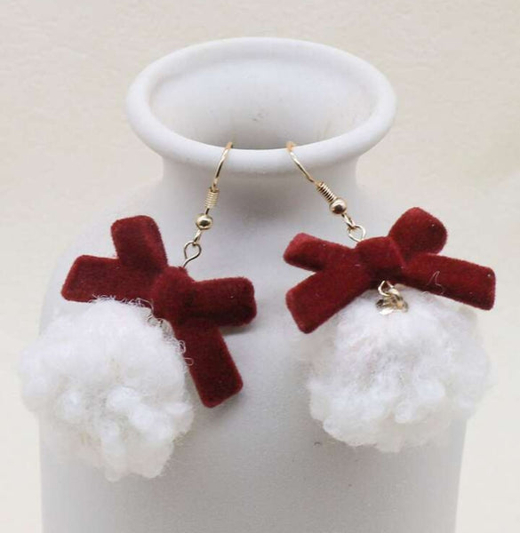 Snowball Earrings