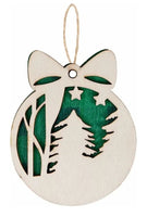 Green Plaid Tree Ornament