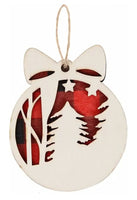 Red Plaid Tree Ornament
