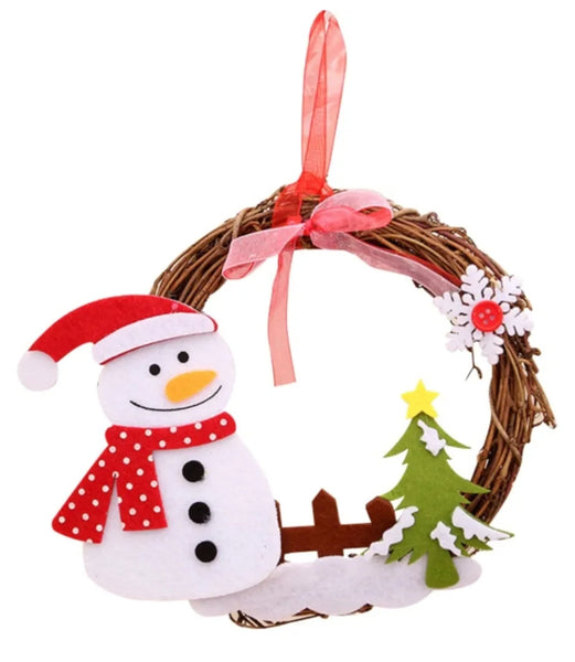 Snowman Wreath