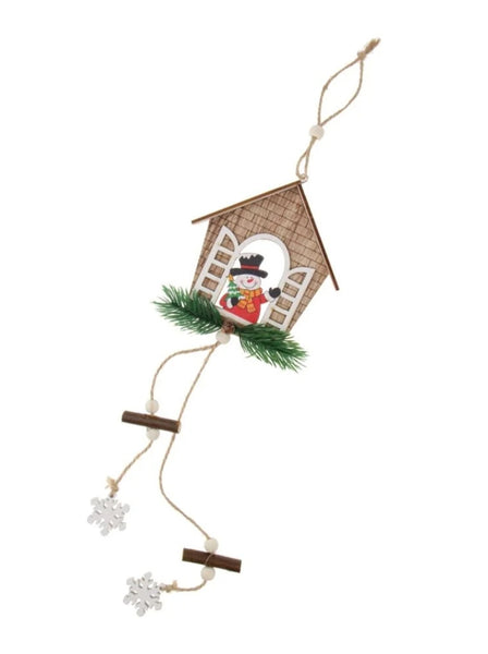 Snowman House Ornament