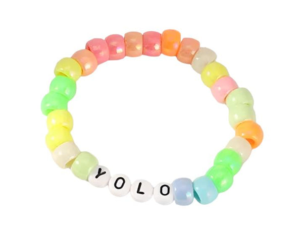 Beaded YOLO Bracelet