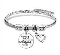 Beautiful Girl Bracelet - Silver Heart